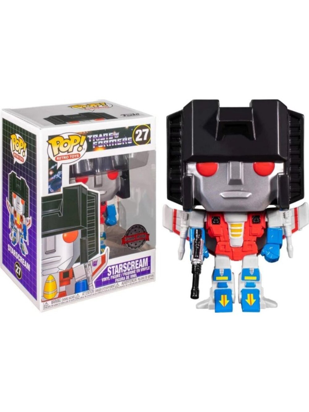 Funko Pop! Retro Toys Transformers Starscream Figure (Special Edition)
